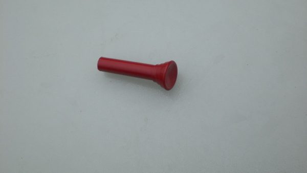 KNOB; INSIDE DOOR LOCK, RED